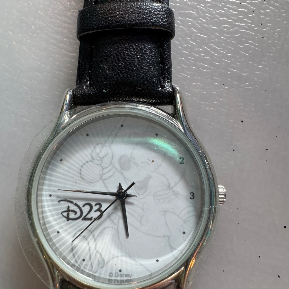 Disney D23 Silver and Black Watch